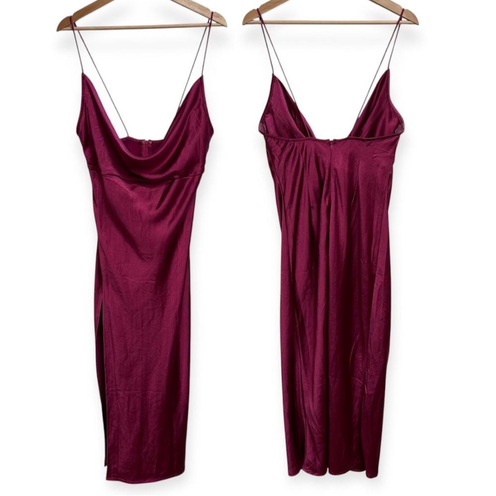 Lioness Walk The Line Satin Slip Maxi Dress